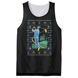 Golf Sport Ugly Christmas Sweater Mesh Reversible Basketball Jersey Tank