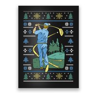 Golf Sport Ugly Christmas Sweater Poster