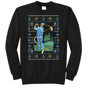 Golf Sport Ugly Christmas Sweater Tall Sweatshirt