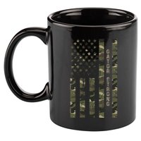 Gator Strong United States Distressed Camo W Us Flag 11oz C Handle Ceramic Mug