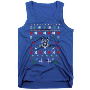 Ger Shepherd Ugly Christmas Dog Lover Gift Tank Top