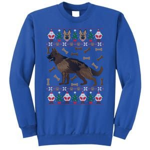 Ger Shepherd Ugly Christmas Holiday Dog Lover Xmas Gift Cool Gift Sweatshirt