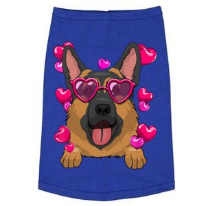 Ger Shepherd Valentines Day Heart Glasses Funny Dog Lover Funny Gift Doggie Tank