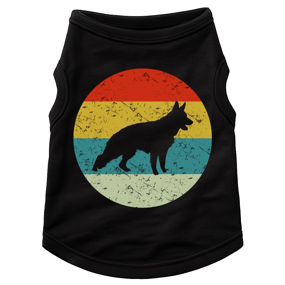 German Shepherd Vintage Dog 70s Doggie Tank
