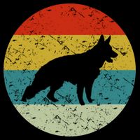 German Shepherd Vintage Dog 70s Cooling Performance Crew T-Shirt