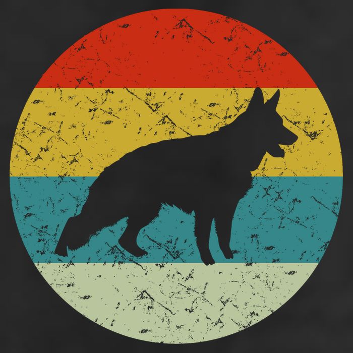 German Shepherd Vintage Dog 70s Beanie