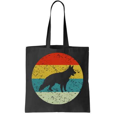 German Shepherd Vintage Dog 70s Tote Bag