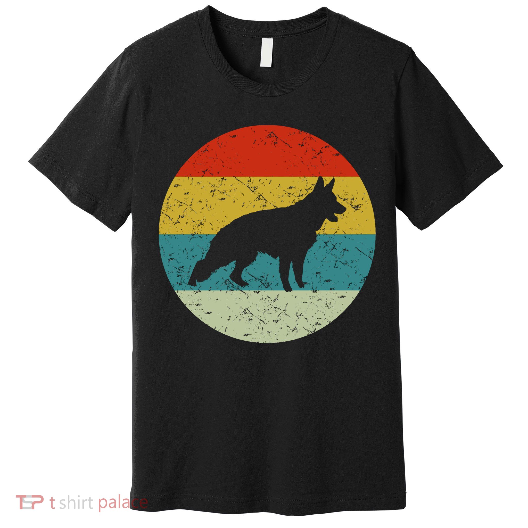 German Shepherd Vintage Dog 70s Premium T-Shirt