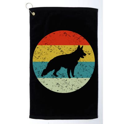 German Shepherd Vintage Dog 70s Golf Towel