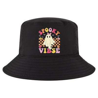 Groovy Spooky Vibes Halloween Ghost Spooky Season Cool Comfort Performance Bucket Hat