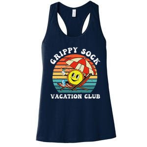 Grippy Sock Vacation Club Funny Women's Racerback Tank