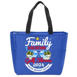 Gulf Shores Vacation 2024 Family Matching Alabama Group Gift Zip Tote Bag