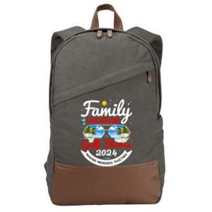 Gulf Shores Vacation 2024 Family Matching Alabama Group Gift Cotton Canvas Backpack