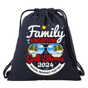 Gulf Shores Vacation 2024 Family Matching Alabama Group Gift Drawstring Bag