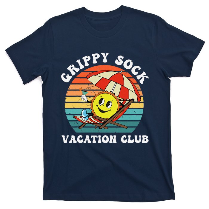 Grippy Sock Vacation Club Funny T-Shirt