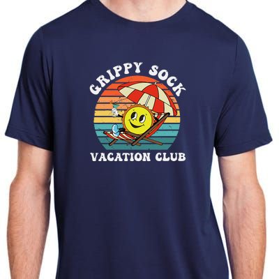 Grippy Sock Vacation Club Funny Adult ChromaSoft Performance T-Shirt