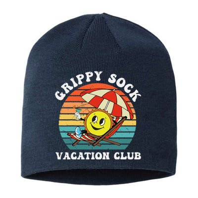 Grippy Sock Vacation Club Funny Sustainable Beanie