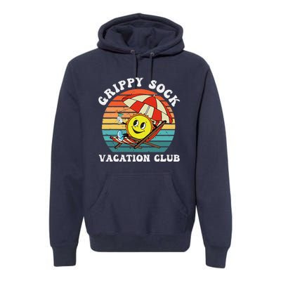 Grippy Sock Vacation Club Funny Premium Hoodie