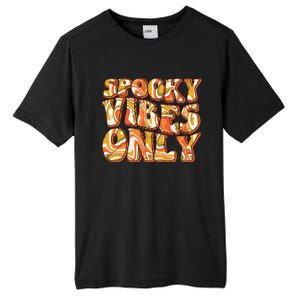 Groovy Spooky Vibes Only Retro Halloween Costume Gift Tall Fusion ChromaSoft Performance T-Shirt