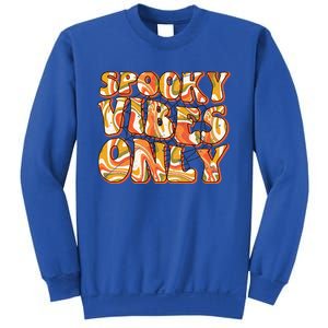 Groovy Spooky Vibes Only Retro Halloween Costume Gift Sweatshirt