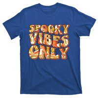 Groovy Spooky Vibes Only Retro Halloween Costume Gift T-Shirt