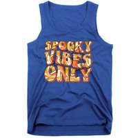 Groovy Spooky Vibes Only Retro Halloween Costume Gift Tank Top