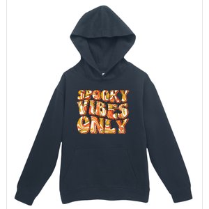 Groovy Spooky Vibes Only Retro Halloween Costume Gift Urban Pullover Hoodie