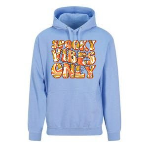 Groovy Spooky Vibes Only Retro Halloween Costume Gift Unisex Surf Hoodie