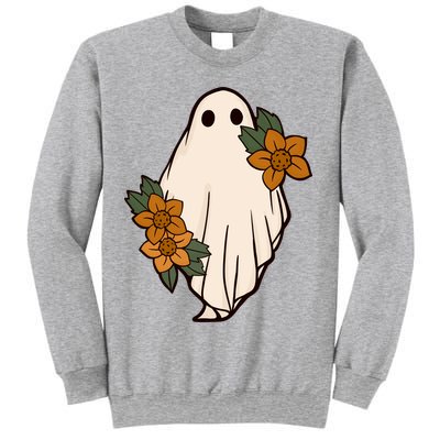 Ghost Sunflower Vintage Halloween Sweatshirt