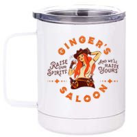 Gingers Saloon Vintage Whiskey Redhead Dive Bar Artist Gift 12 oz Stainless Steel Tumbler Cup