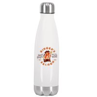 Gingers Saloon Vintage Whiskey Redhead Dive Bar Artist Gift Stainless Steel Insulated Water Bottle