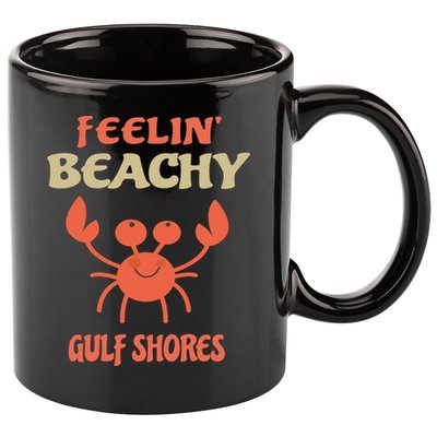 Gulf Shores Vacation Gift Alabama Family Trip Gift 11oz C Handle Ceramic Mug