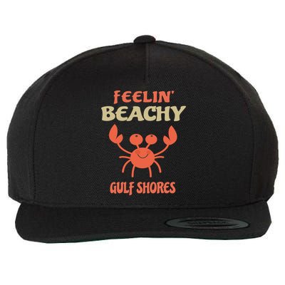 Gulf Shores Vacation Gift Alabama Family Trip Gift Wool Snapback Cap