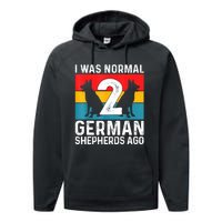 German Shepherd Women Dog Lover German Shepherd Puppy Performance Fleece Hoodie