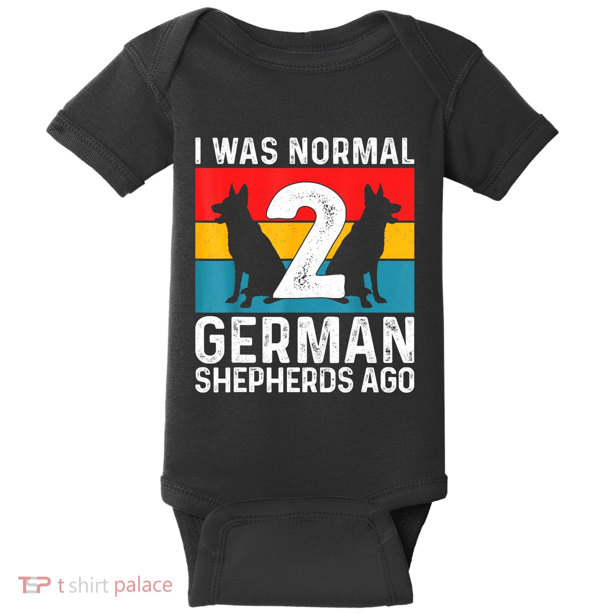 German Shepherd Women Dog Lover German Shepherd Puppy Baby Bodysuit
