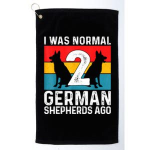 German Shepherd Women Dog Lover German Shepherd Puppy Platinum Collection Golf Towel