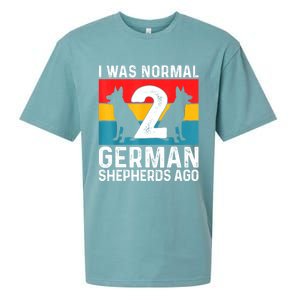 German Shepherd Women Dog Lover German Shepherd Puppy Sueded Cloud Jersey T-Shirt