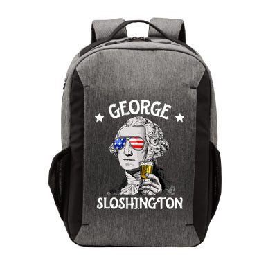 George Sloshington Washington 4th Of July USA Flag Vector Backpack