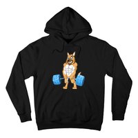 German Shepherd Weightlifting Hoodie