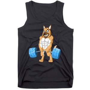 German Shepherd Weightlifting Tank Top