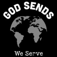 God Sends We Serve Christian Missionary Gifts Missions Trip Toddler Hoodie