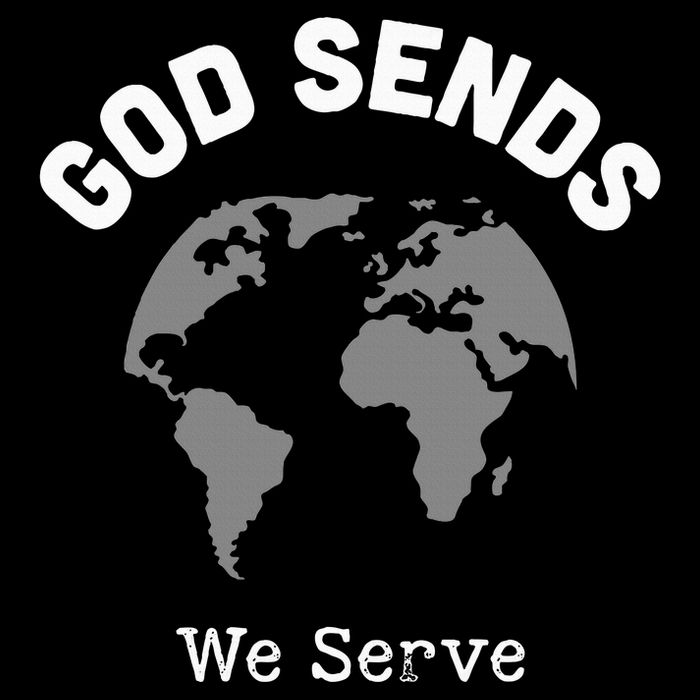 God Sends We Serve Christian Missionary Gifts Missions Trip Toddler Hoodie