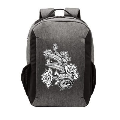 Gothic Snake With Roses Punk Gothic Vector Backpack