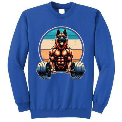 Ger Shepherd Weightlifting Funny Deadlift Fitness Gym Great Gift Sweatshirt