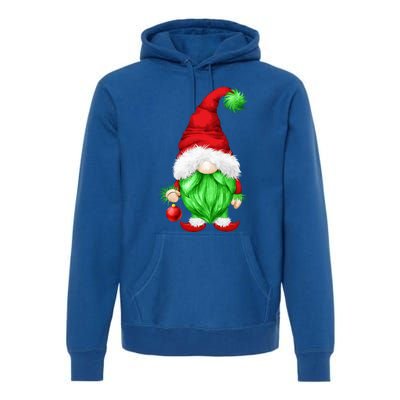 Grumpy Santa With Xmas Tree Ball Funny Anti Christmas Gnome Gift Premium Hoodie