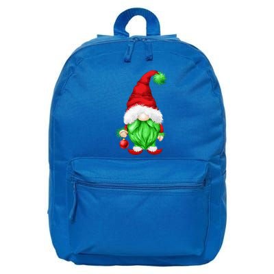 Grumpy Santa With Xmas Tree Ball Funny Anti Christmas Gnome Gift 16 in Basic Backpack
