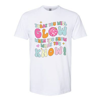 Groovy Show What You Know Test Testing Day Teacher Student Softstyle CVC T-Shirt