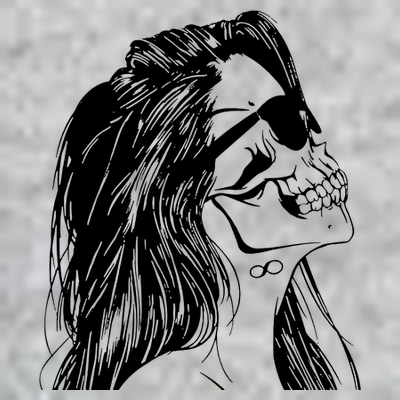 Girl Skull Woman Skull T-Shirt