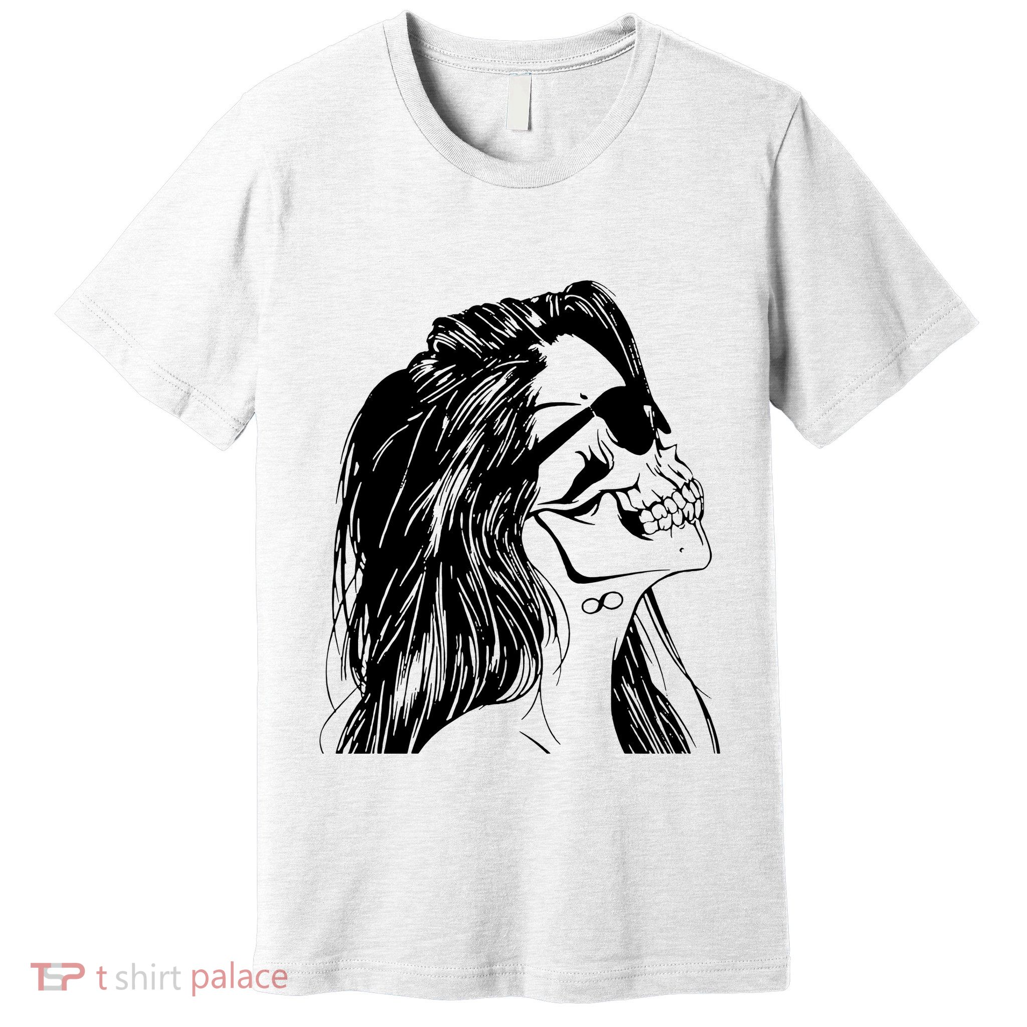 Girl Skull Woman Skull Premium T-Shirt