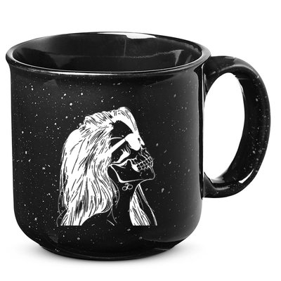 Girl Skull Woman Skull 15oz Campfire Ceramic Mug